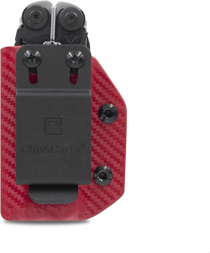 Clip & Carry Kydex Multitool Sheath for LEATHERMAN Surge - Made in USA (Multi-Tool not Included) EDC Multi Tool Sheath Holder Holster Cover