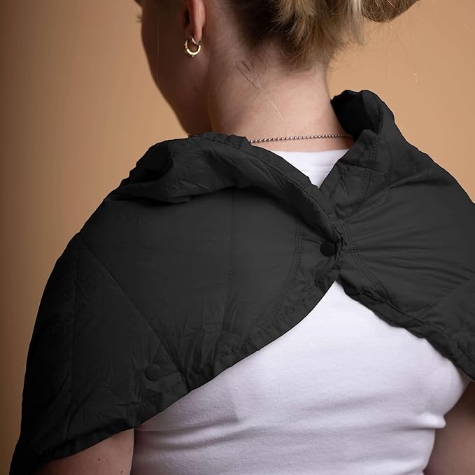 Gravel Layover Ultra-Compact Packable Down Blanket for Travel & Camping - Lightweight, Warm Travel Blanket Airplane, Car Blanket, Camping Blankets for Cold Weather - Includes Carrying Pouch (Black)
