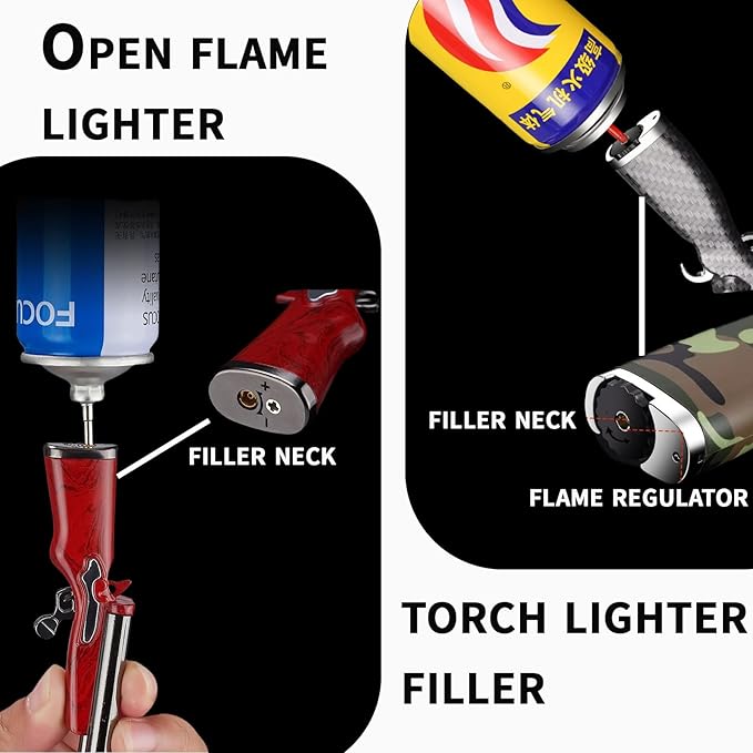 Unique Cute Pink Gradient Mini Lighter Creative Wheel Design, Butane Lighter Refillable Novelty Lighter for Fireplace Candle Camping BBQ (No Butane Fuel) (01)