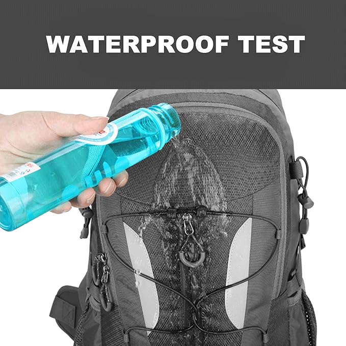 Loowoko Hiking Backpack, 40L Water Resistant Camping Backpack for Men & Women, Lightweight Travel Daypack Bag