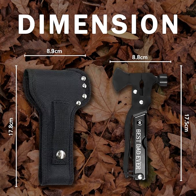 Multitool Camping Hammer For Dad, Multitool Hammer For Dad, Gifts For Father's Day: World's Coolest Dad