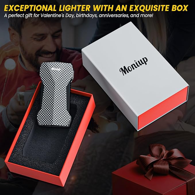 Dual-Jet Torch Lighter, with Built-in Hole Punch, Cool Lighters for Festival Gifts, All-in-one Design Butane Refillable Lighter, Portable Windproof Lighter for Candles, Camping Outdoors