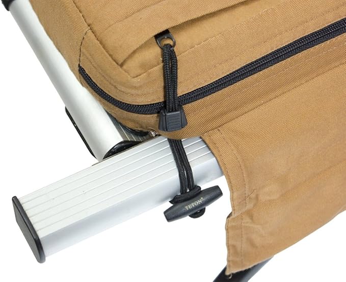 TETON Sports Canvas Camp Pad, Sleeping Pad for Car Camping, Brown