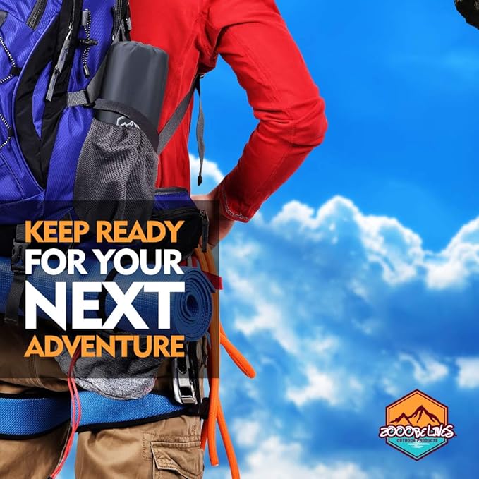 ZOOOBELIVES Ultralight Sleeping Pad with Built-in Pillow, Inflatable Camping Mattress for Backpacking, Traveling and Hiking, Compact and Portable Camp Mat