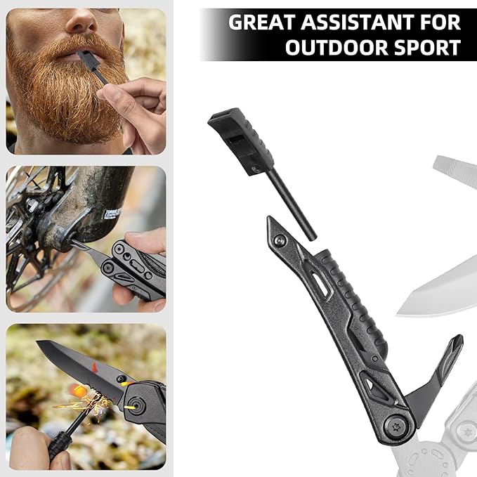 Multitool,21-in-1 Multitools Pliers with Nylon Sheath,Portable Multi Tool,Professional Stainless Steel Multi-Tool for Outdoor, Survival,Camping, Hiking,Simple Repair(21-in-1)