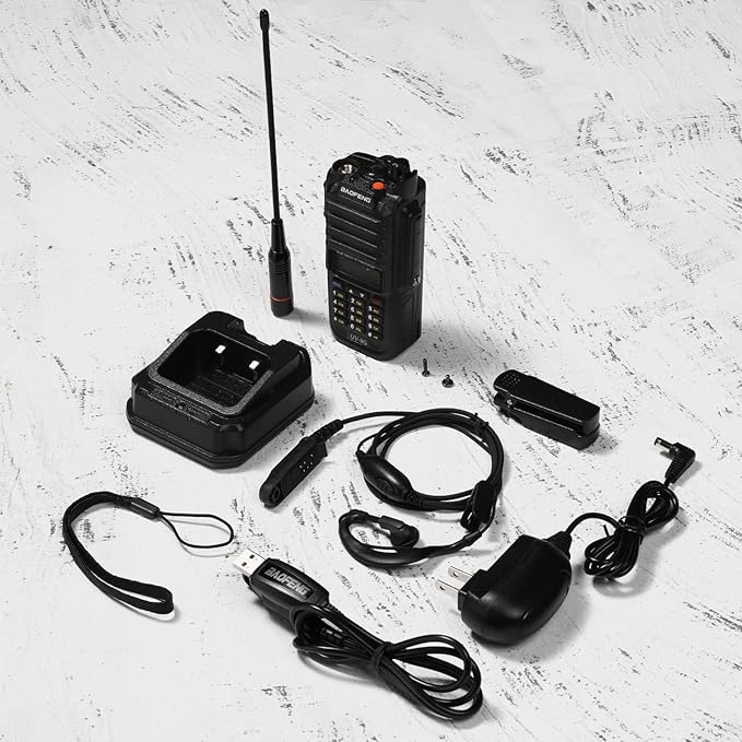 Baofeng UV-9G GMRS Radio (2 Pack), IP67 Waterproof Outdoors Two Way Radios, Long Range Rechargeable with Programming Cable and RA-MD2 Antennas, GMRS Repeater Capable, Support Chirp