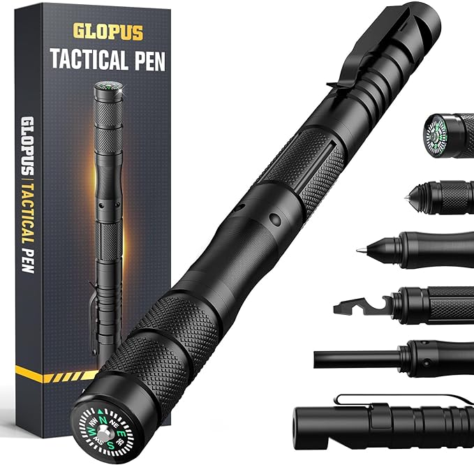 Stocking Stuffers for Adults Men, 9 In 1 Tactical Pen Gifts for Men, Men Gifts for Dad Boyfriend Him Grandpa Husband for Christmas Gifts, Cool Gadgets for Men, Unique Gifts for Men Who Want Nothing
