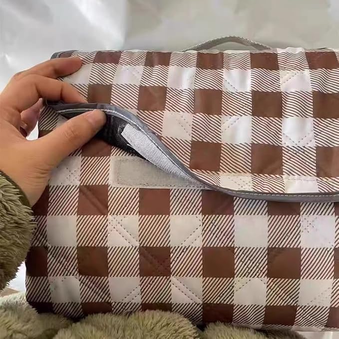 K Y KANGYUN XXL Large Beach Blanket (80 "x 79") Picnic Blankets fit 4-7 Adults, Waterproof Sandproof Beach Picnic Mat Foldable Rug with Family Outdoor Blanket for Camping Park Travel