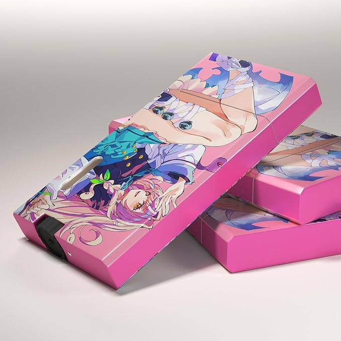 Pink Anime Girl Windproof Flame Adjustable Lighter,Cool,Jet Torch Flame Lighters,Butane Refillable Torch,BBQ Candles Camping (No Butane Fuel)