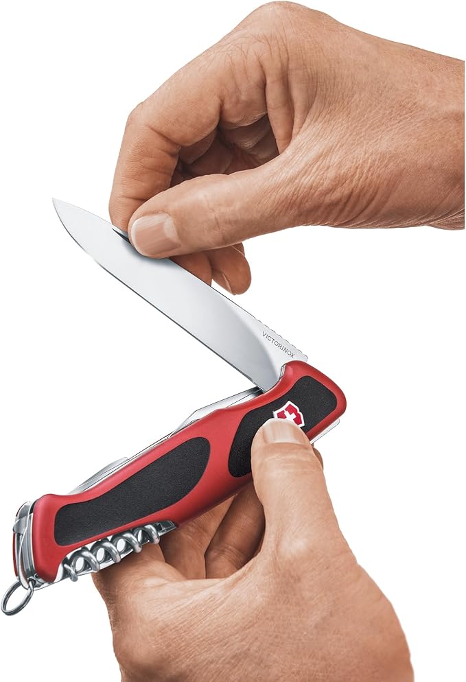 Victorinox RANGERGRIP 55 RED/Black Large Swiss Army Knife