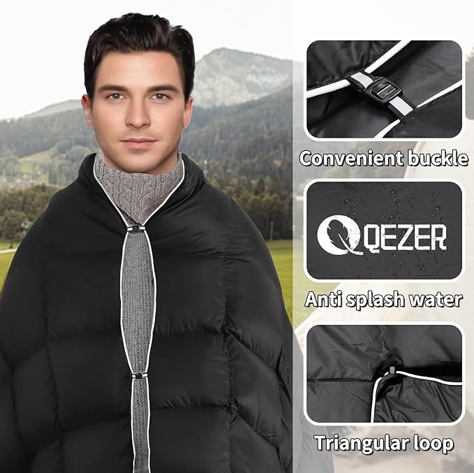 Down Camping Blanket,600+Fill Power,Foldable Into a Pillow,Light,It is The Best Choice for Outdoor Activities, Picnics, Beaches, and Travel.