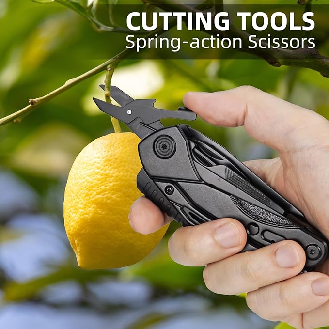Multitool,21-in-1 Multitools Pliers with Nylon Sheath,Portable Multi Tool,Professional Stainless Steel Multi-Tool for Outdoor, Survival,Camping, Hiking,Simple Repair(21-in-1)