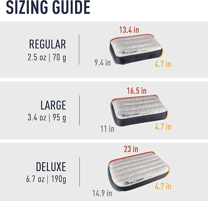 Sea to Summit Aeros Down Inflatable Pillow