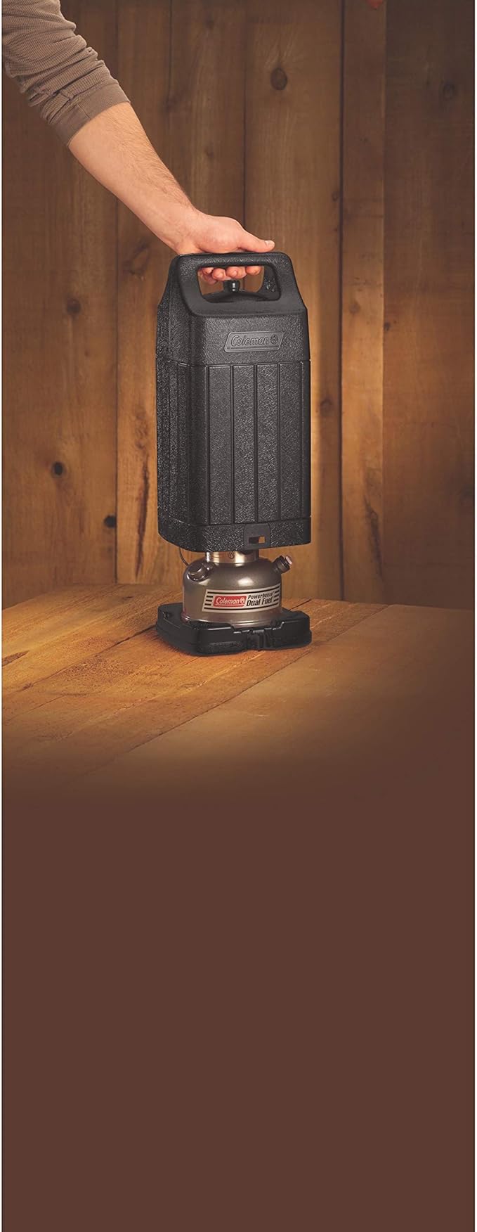 Coleman 700 Lumens Kerosene Lantern with Adjustable Brightness & Carry Handle & Lantern Protective Carry Case with Handle