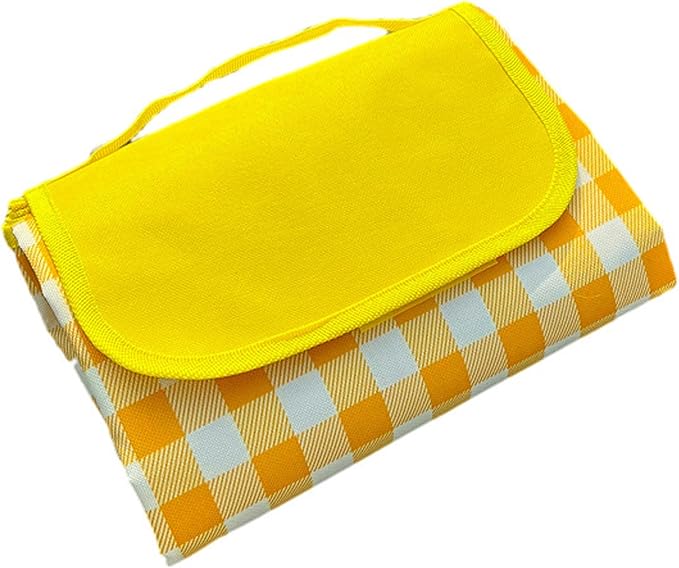 Outdoor Picnic Blanket Beach Blanket, Extra Large 80 " x 80 ", Foldable Waterproof and Sandproof Mat, Camping Carpet, Portable Travel Mat for Traveling, Camping, Hiking, Holiday Party, Park Lawn