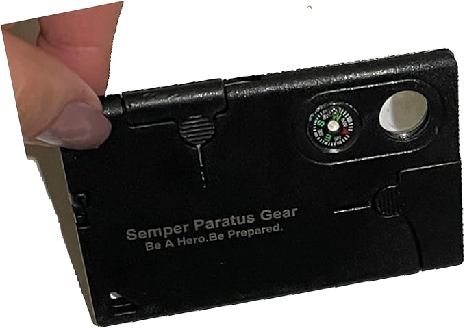 Gear Gifts for men MultiTools - 10 in 1 Credit Card Pocket Multi Tool for everyday use - Group, Team, Employee gifts - Velvet Gift Bag Included! (10 Pack)