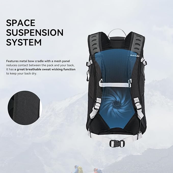 KAILAS Hurricane 20L 26L Hiking Backpack Lightweight Trekking Daypack Small Backpacks for Traveling Camping Outdoor