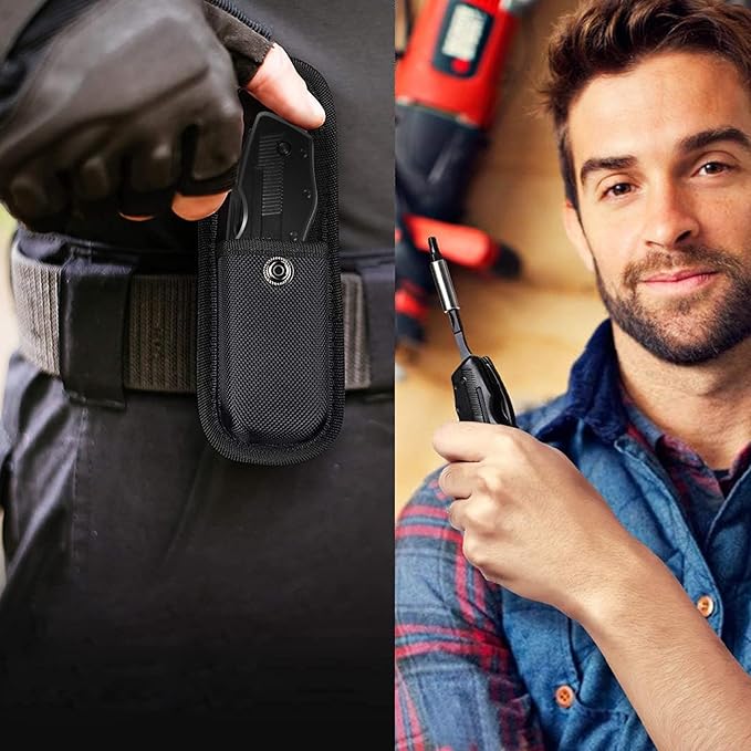 Multitool Pocket Knife, 16 in 1 Tactical Knife With Blade Saw Pliers Screwdriver Bottle Opener for Camping, Emergency, Daily Use, Perfect Birthday Christmas Gifts for Men Dad Husband