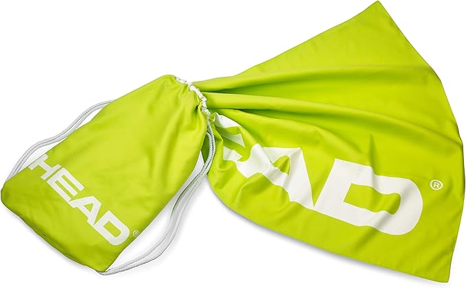 HEAD Adventure Lightweight Storage Travel Backpack Beach Towel for Snorkeling and Swim, Junior - Lime (P.481258-LM)