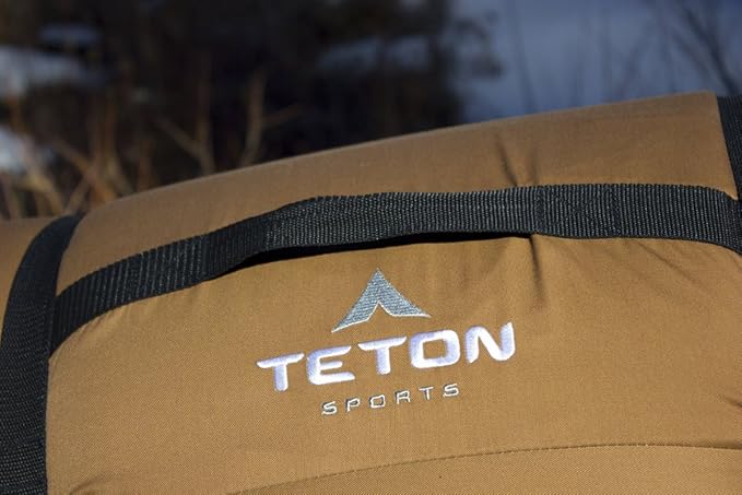 TETON Sports Canvas Camp Pad, Sleeping Pad for Car Camping, Brown