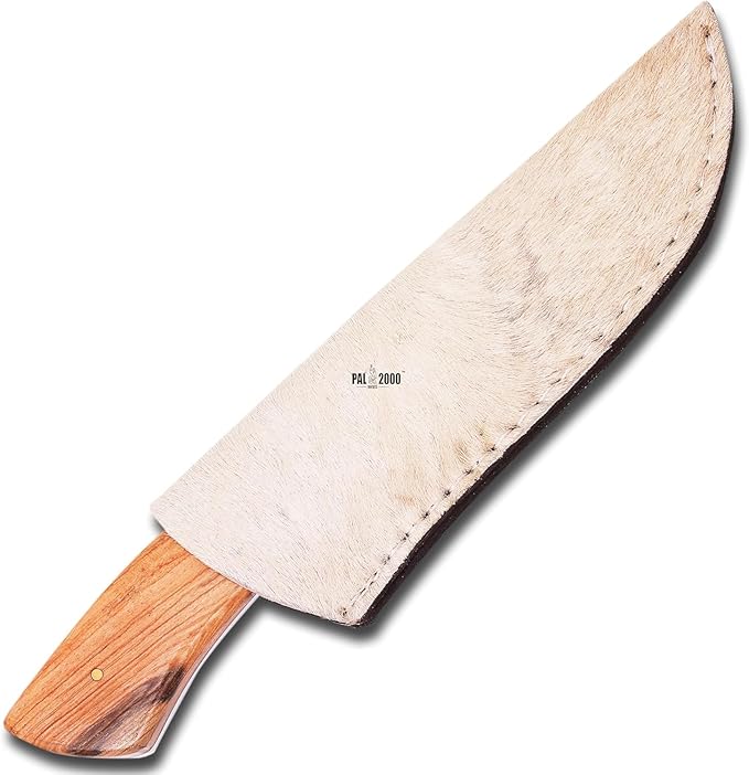 KNI-3145 Custom Handmade D2 Steel Knife with Leather Sheath 3D Engraved