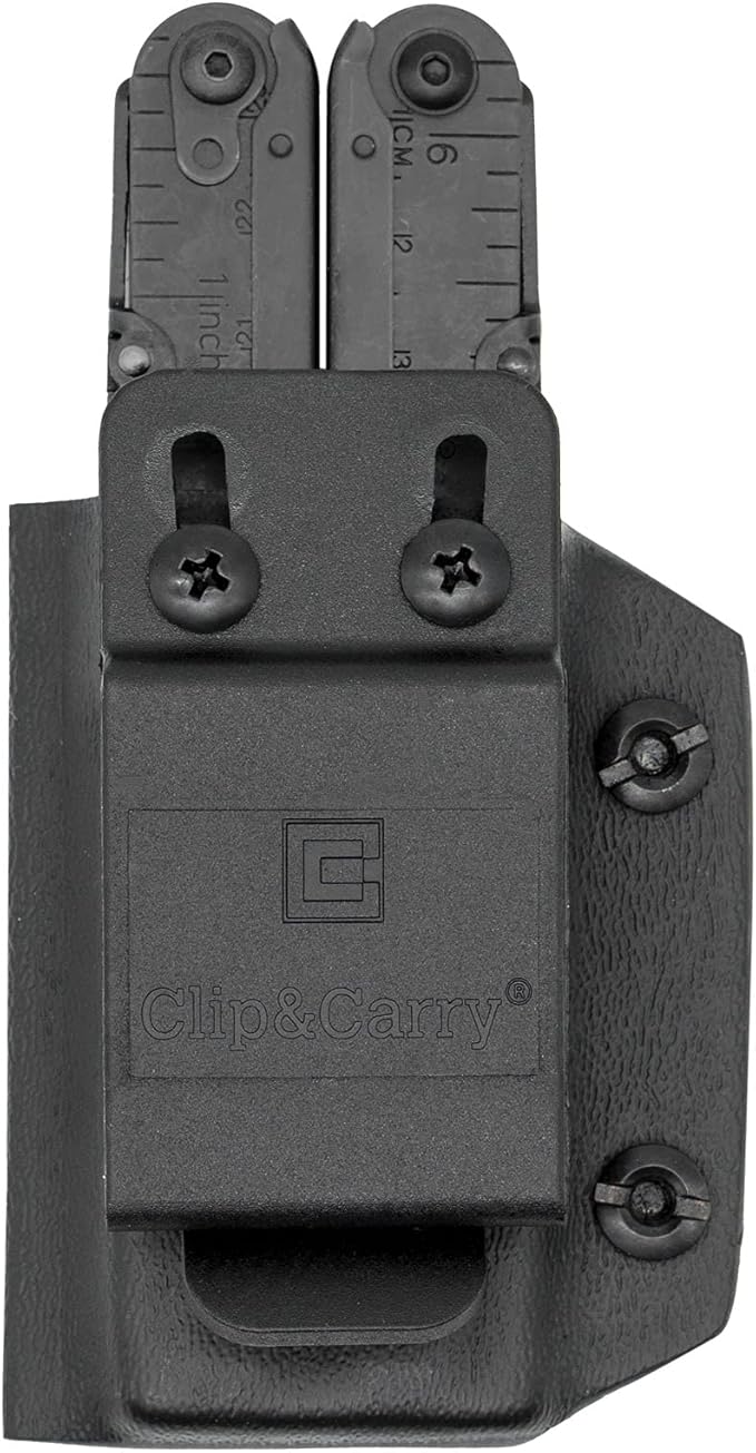 Clip & Carry Kydex Multitool Sheath for SOG POWERLOCK ~ Made in USA (Multi-Tool not Included) Multi Tool Holder Holster