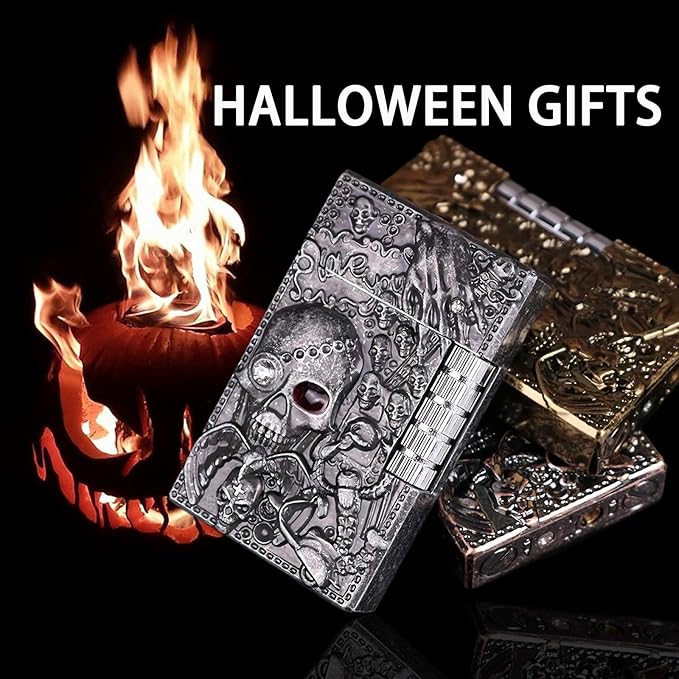 Cool Creative Design Butane Torch Lighters Refillable Novelty Lighter for Fireplace Candle Camping BBQ (Without Gas) (15)