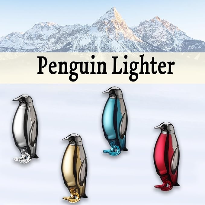 Cute Cartoon Animal Lighter Butane Refill, Pretty Aesthetic, Unique for Women Candles Gifts Camping BBQ (No Butane Fule) (20#)