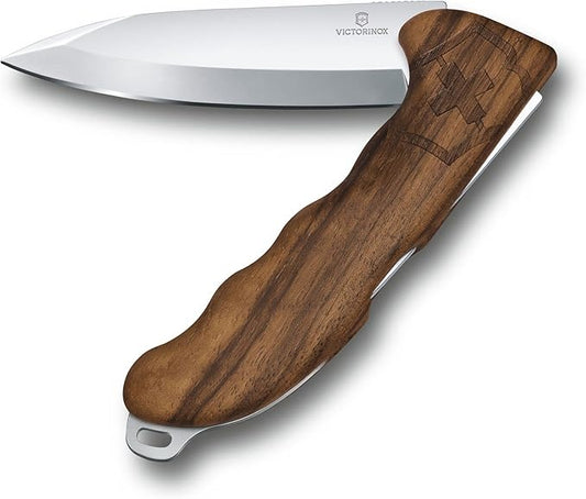 Victorinox 0.9411.63 Hunter Pro Wood 2-Hand Open with Pouch The Go-to Tool for Dressing Game on Your Hunting Expeditions in Wood 5.4 inches