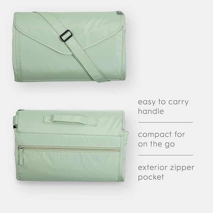 Little Unicorn Outdoor Family Picnic & Beach Blanket, Water-Resistant, Compact Fold, 5 x 5 feet, (Woodland Mushroom)