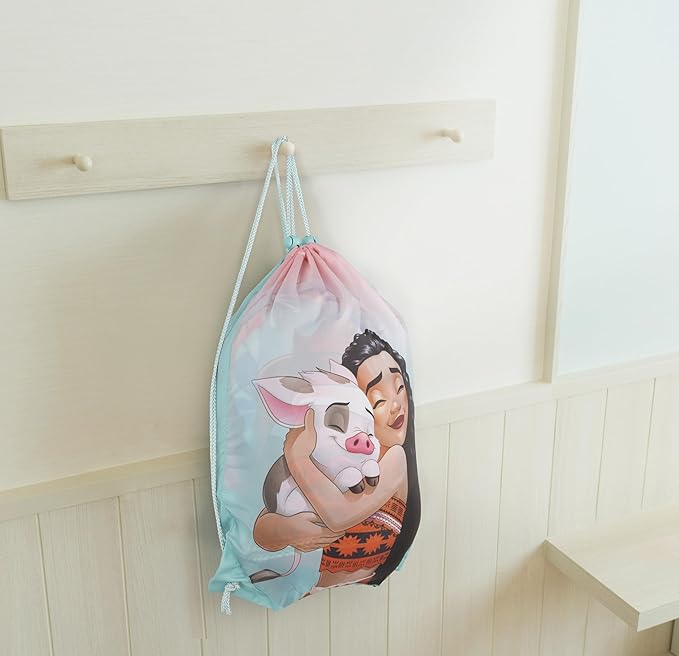 Jay Franco Disney Moana Tropical Slumber Sack - Cozy & Warm Kids Lightweight Slumber Bag/Sleeping Bag (Official Disney Product)