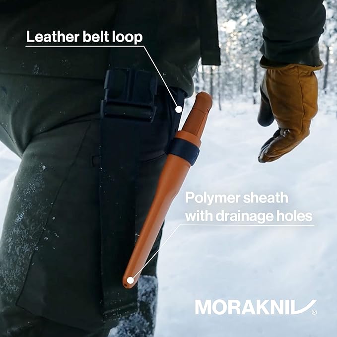 Morakniv Kansbol Fixed Blade Knife with Sandvik Stainless Steel Blade