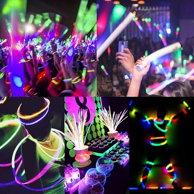 Glow Sticks Bulk Wholesale, 10 12” 15mm Dia. Orange Industrial Grade Jumbo Light Sticks, Bright Color, Glow 14 Hrs, Safety Glow Stick 3yrs Shelf Life, Ideal for Camping & Emergency, GlowWithUs Brand