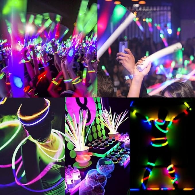 Glow Sticks Bulk Wholesale, 10 12” 15mm Dia. Orange Industrial Grade Jumbo Light Sticks, Bright Color, Glow 14 Hrs, Safety Glow Stick 3yrs Shelf Life, Ideal for Camping & Emergency, GlowWithUs Brand