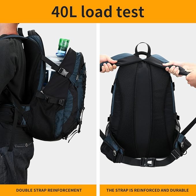 40L Hiking Backpack Waterproof Lightweight Daypack Travel Sports Camping Backpack for Men Women