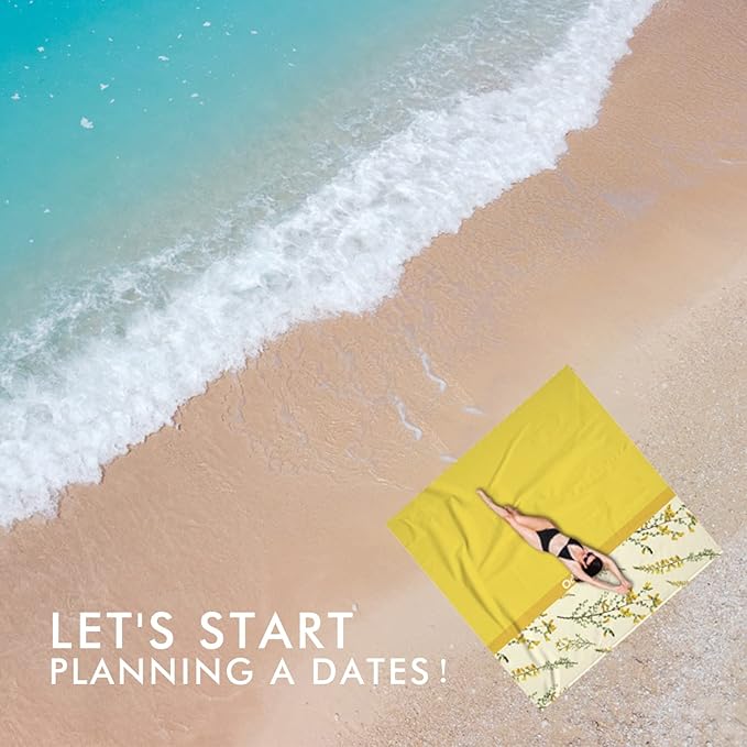 Beach Blanket Waterproof Sandproof, Picnic Blanket, Large Beach Mat 4-7 Adults, Lightweight Durable Sand Free Mat Quick Drying for Beach Travel Camping Hiking Picnic 79"x79"