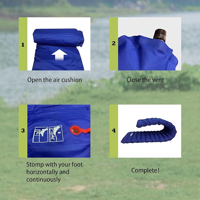 UltraComfort Camping Sleeping Pad - Single, Lightweight & Durable Camping Mattress Pad and Sleeping pad for Camping