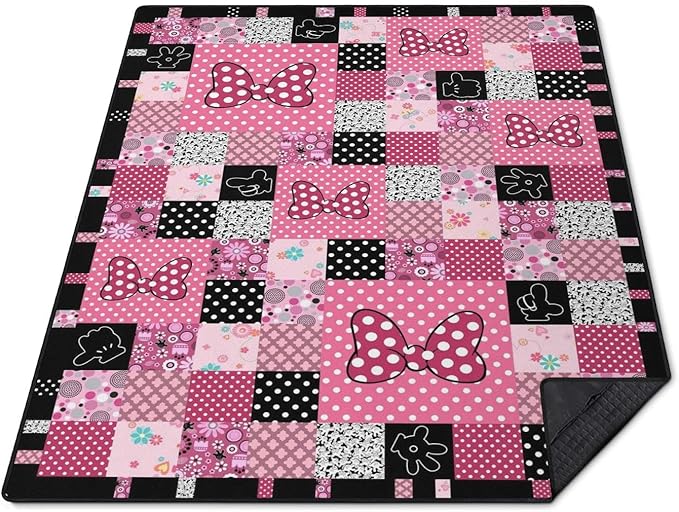 Pink Picnic Blanket Waterproof Foldable Extra Large Picnic Mat Beach Blanket 60"x80" for Camping Beach Hiking Patio Party Outdoor Decor Gifts