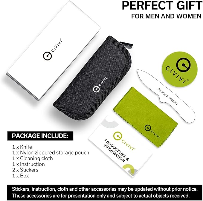 CIVIVI Baby Banter Pocket Folding Knife for EDC, 2.34" Blade Small Knife with Titanium Thumb Stud Opener C19068S-6 (Burgundy)