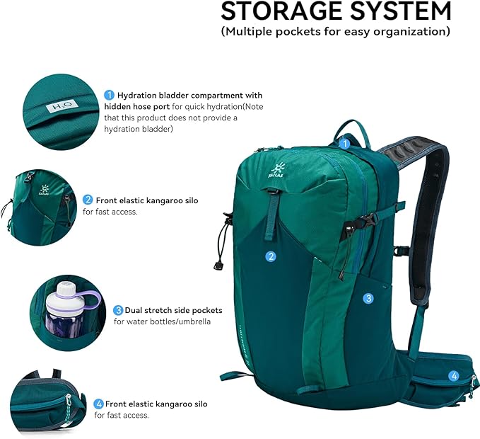 KAILAS Hurricane 20L 26L Hiking Backpack Lightweight Trekking Daypack Small Backpacks for Traveling Camping Outdoor