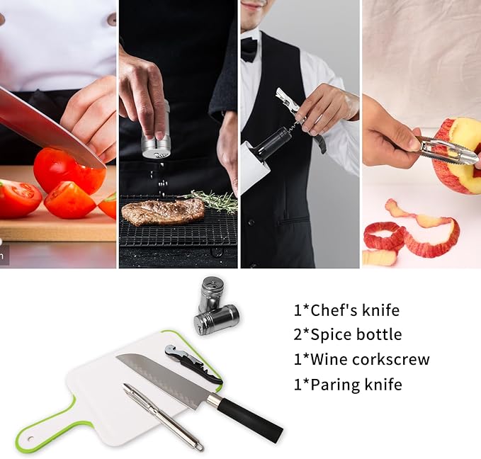 Camping Cooking Utensils Set - Camping Kitchen Equipment, Compact and Portable Camper Accessories, Perfect for Travel, Picnic, RV, Camping, BBQ, Party