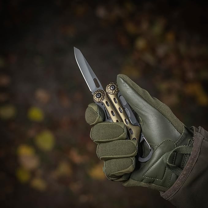 M-Tac 11-in-1 Multitool Pliers - Stainless Steel Utility Screwdriver Multi Tool in Nelon Belt Sheath for EDC Outdoor Camping, Fishing, Survival, Hiking (Gold #5)