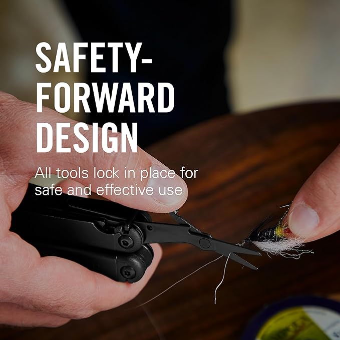 LEATHERMAN, Wave+, 18-in-1 Full-Size, Versatile Multi-tool for DIY, Home, Garden, Outdoors or Everyday Carry (EDC), Black