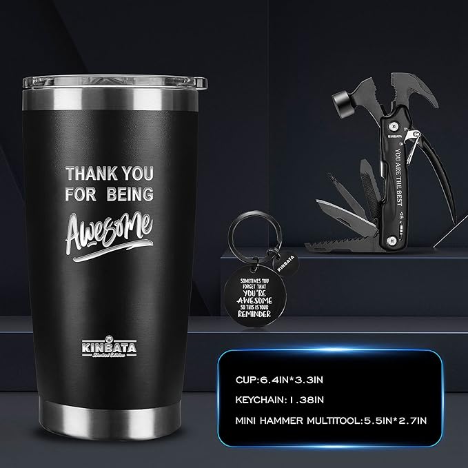 Thank You Gifts for Men- Fathers Day Best Gifts for Dad from Daughter,Wife,son Birthday Gifts for Him Mothers Day Best Gifts Inspirational Gifts for Women,Husband,Grandpa Coworker,Friends Multitools