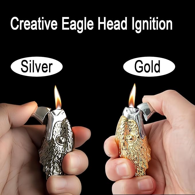 Cute Cartoon Animal Lighter Butane Refill, Pretty Aesthetic, Unique for Women Candles Gifts Camping BBQ (No Butane Fule) (12#)