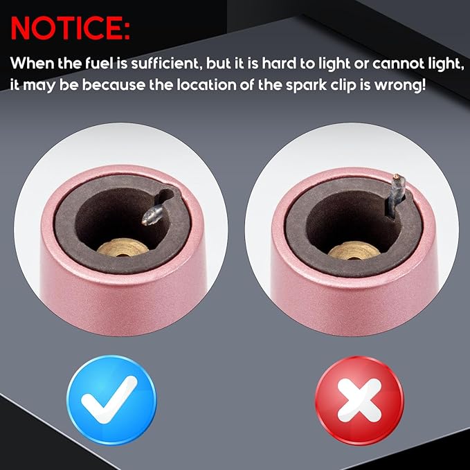 LcFun Torch Lighters 2 Pack Refillable Butane Lighter Windproof Adjustable Jet Flame Long Lighters for Candle, Grill, BBQ, Camping (Butane NOT Included)