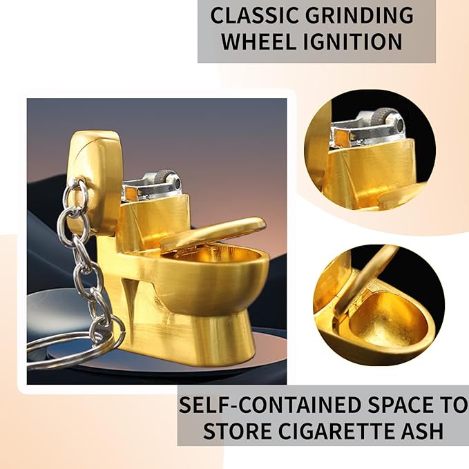 Cool Creative Design Butane Torch Lighters Refillable Novelty Lighter for Fireplace Candle Camping BBQ (without Gas) (22)