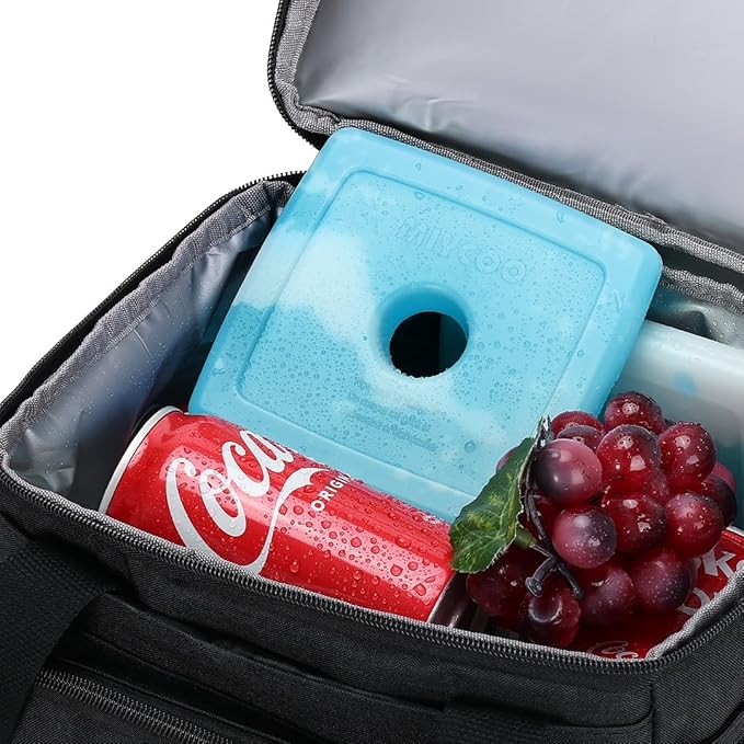 MIYCOO Ice Packs for Lunch Boxes & Lunch Bag - Quick Freeze Ice Pack Space Saving Freezer Packs - Reusable Slim Original Cool Pack - Cool Coolers Accessories for Beach, Camping and Fishing