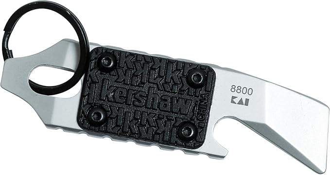 Kershaw 8800X Keychain Multitool with Bottle Opener, Screwdriver, Pry Bar - 0.8 oz, 2.75 in, 8Cr13MoV Steel