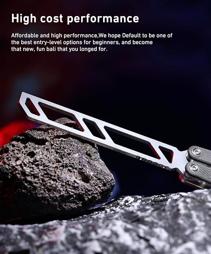 Thomas Default,Start with Default,Fine-tuning Bushing System,G10 & 7075 AL Channel Handle,Multifunctional Tool Suitable for Camping Outdoor Survival.(JadeGreen)